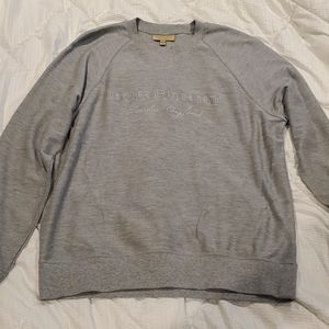 Like New Burberry Light Grey Sweater XL